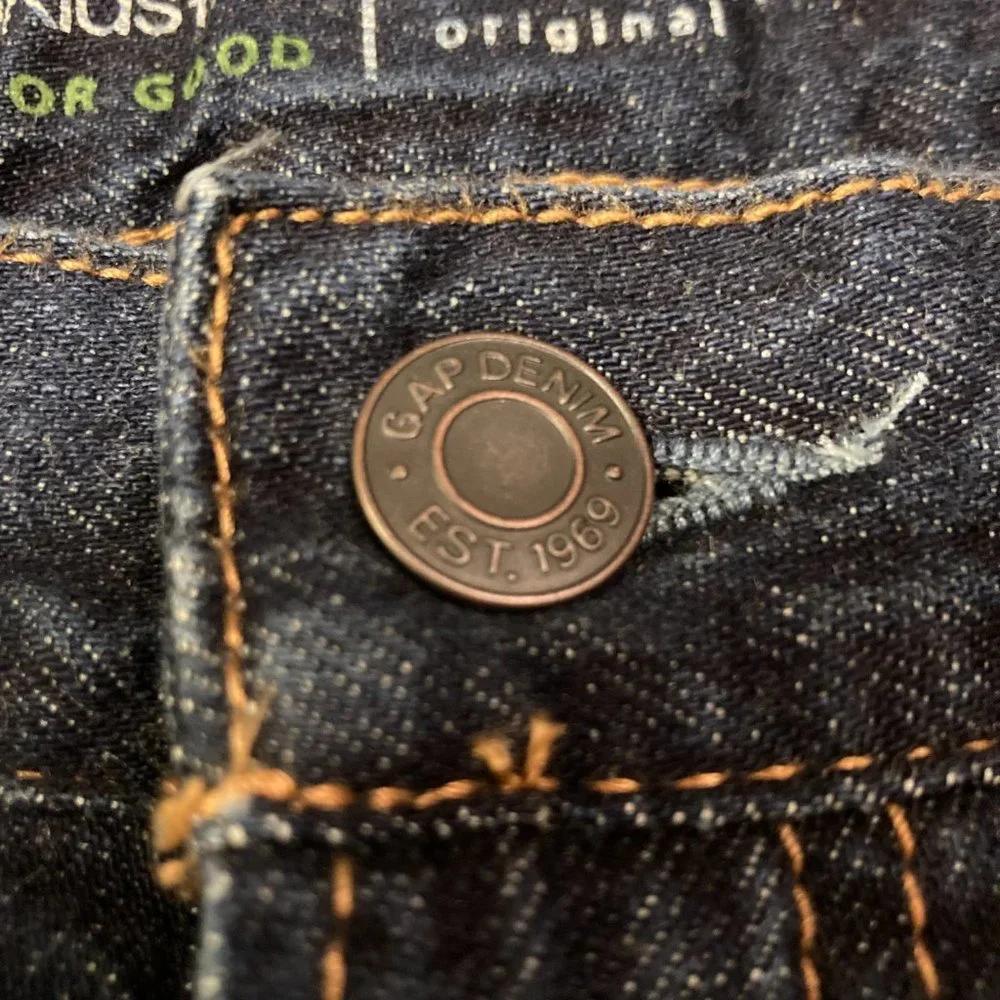 NWOT Boy GAPKids 1969 Original Denim Jeans Size 18R (#4)